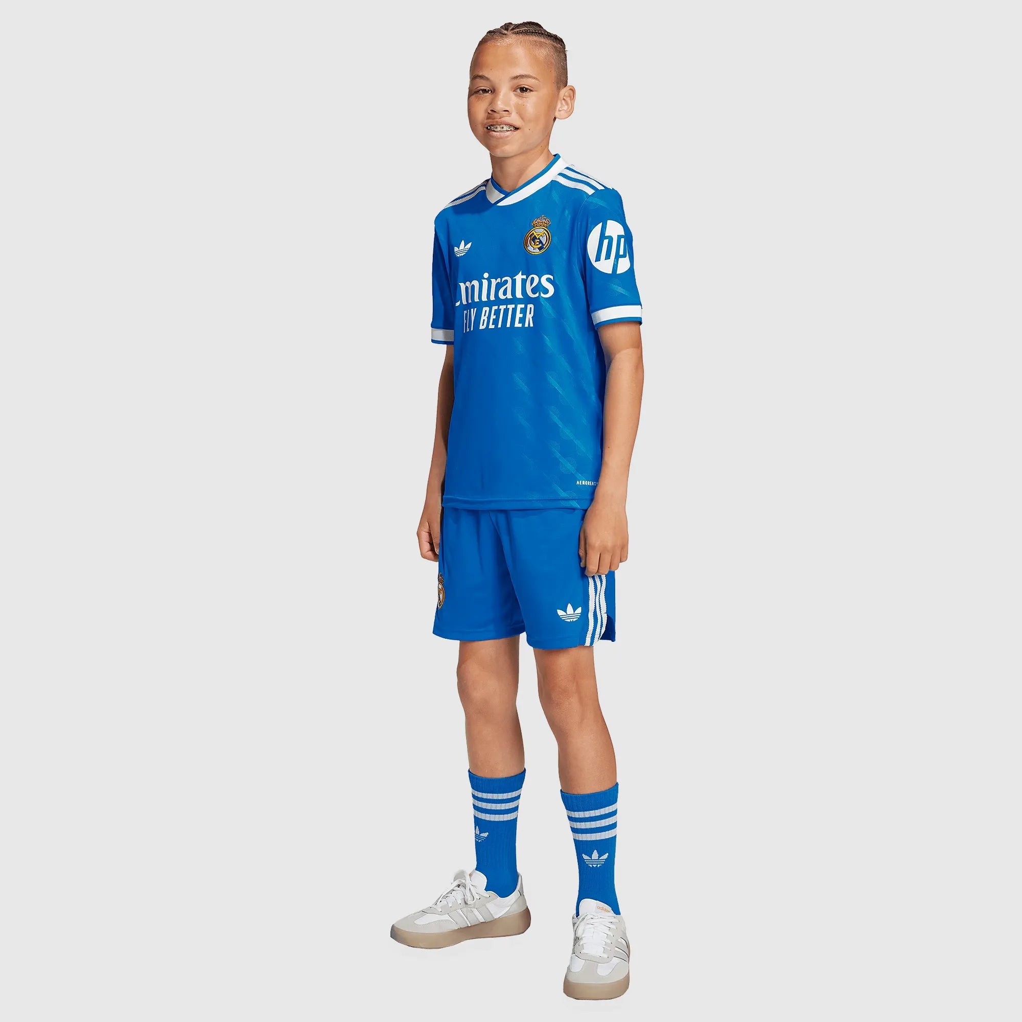 Conjunto Infantil Adidas Real Madrid 2025/26 III - Manto Club