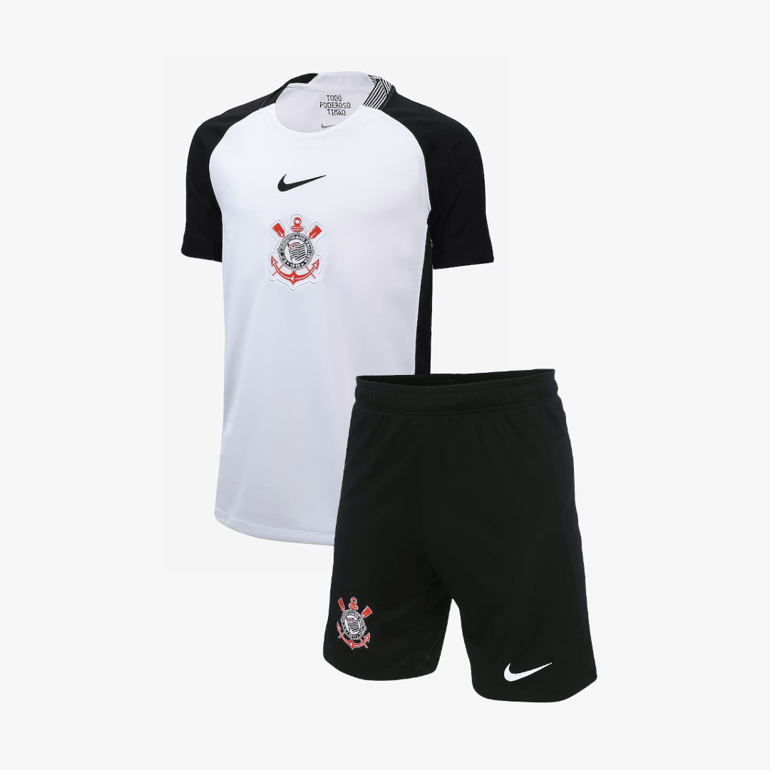 Conjunto Infantil Nike Corinthians 2025/26 I - Manto Club