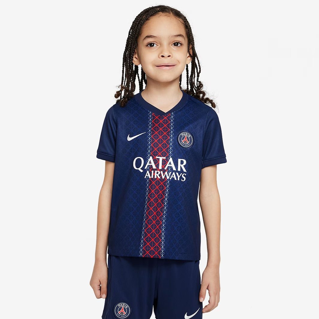 Conjunto Infantil Nike Paris Saint Germain 2025/26 I - Manto Club