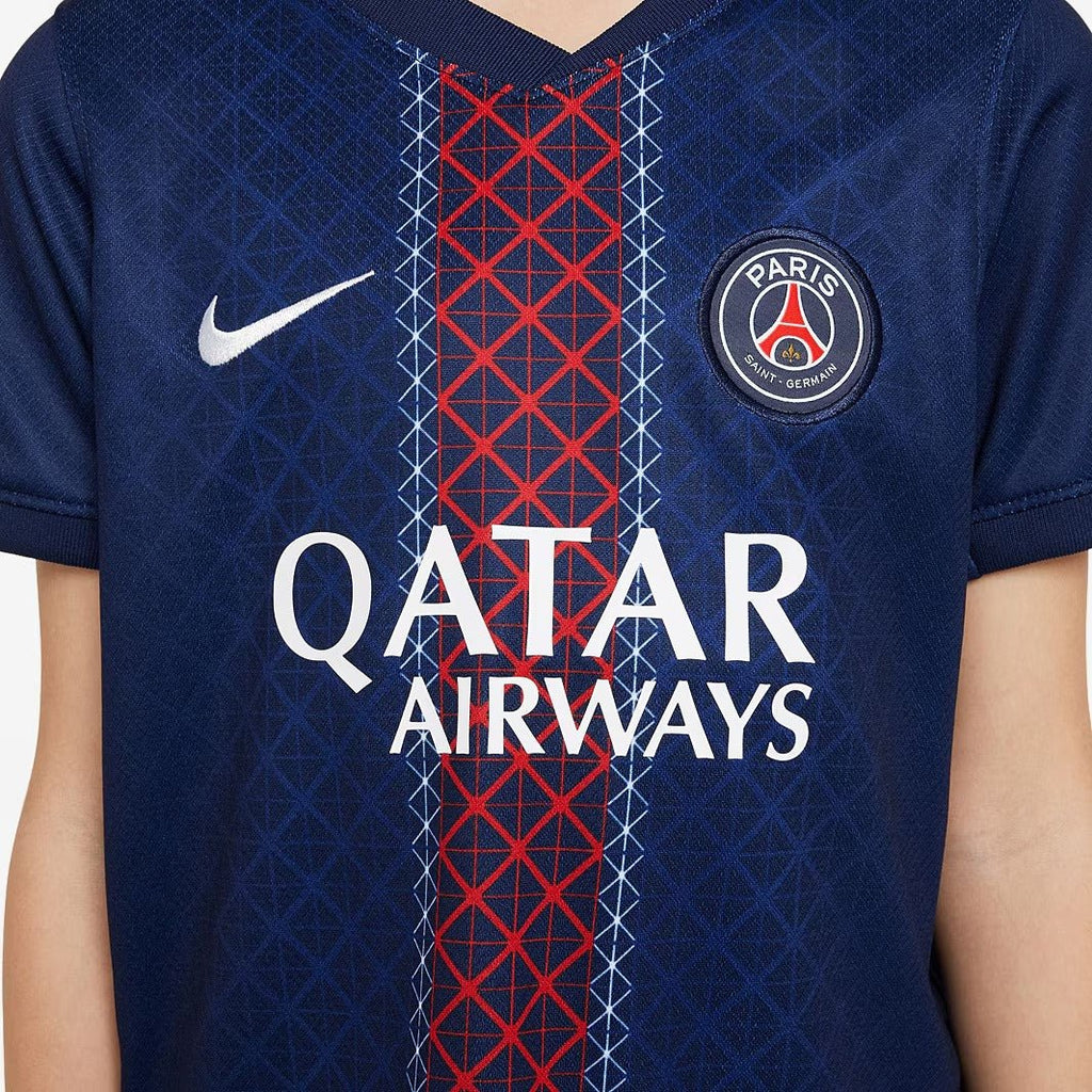 Conjunto Infantil Nike Paris Saint Germain 2025/26 I - Manto Club