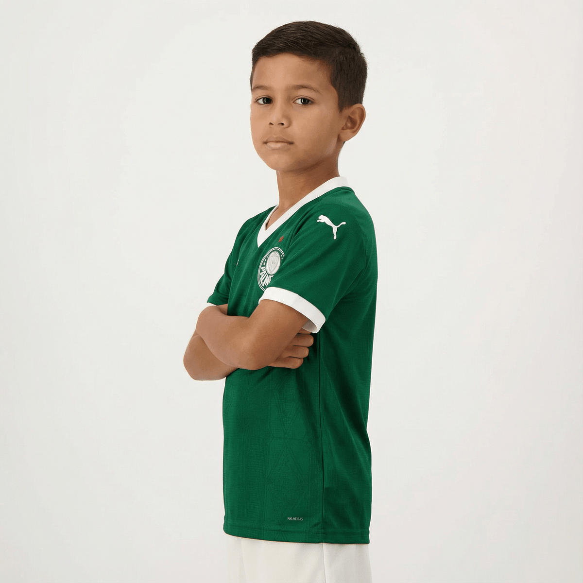 Conjunto Infantil Puma Palmeiras 2025/26 I - Manto Club