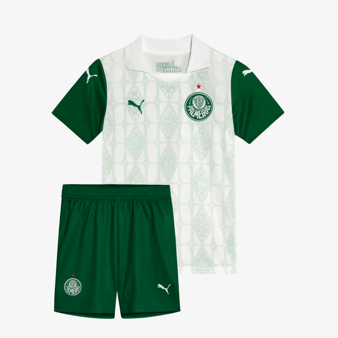 Conjunto Infantil Puma Palmeiras 2025/26 II - Manto Club