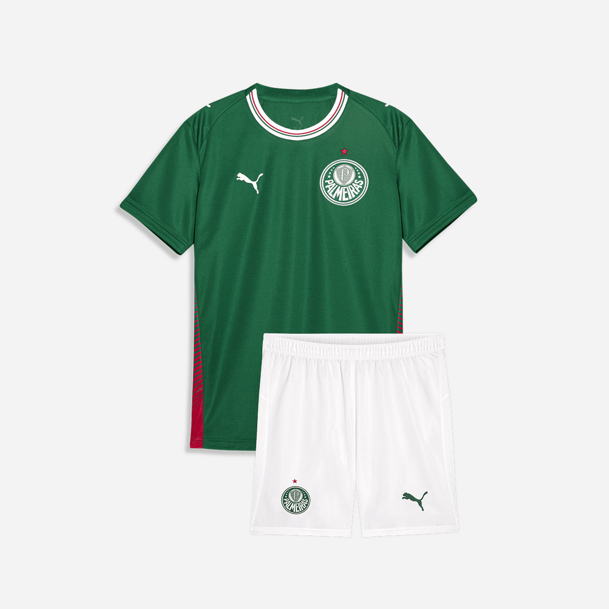 Conjunto Infantil Puma Palmeiras 2026/27 I - Manto Club
