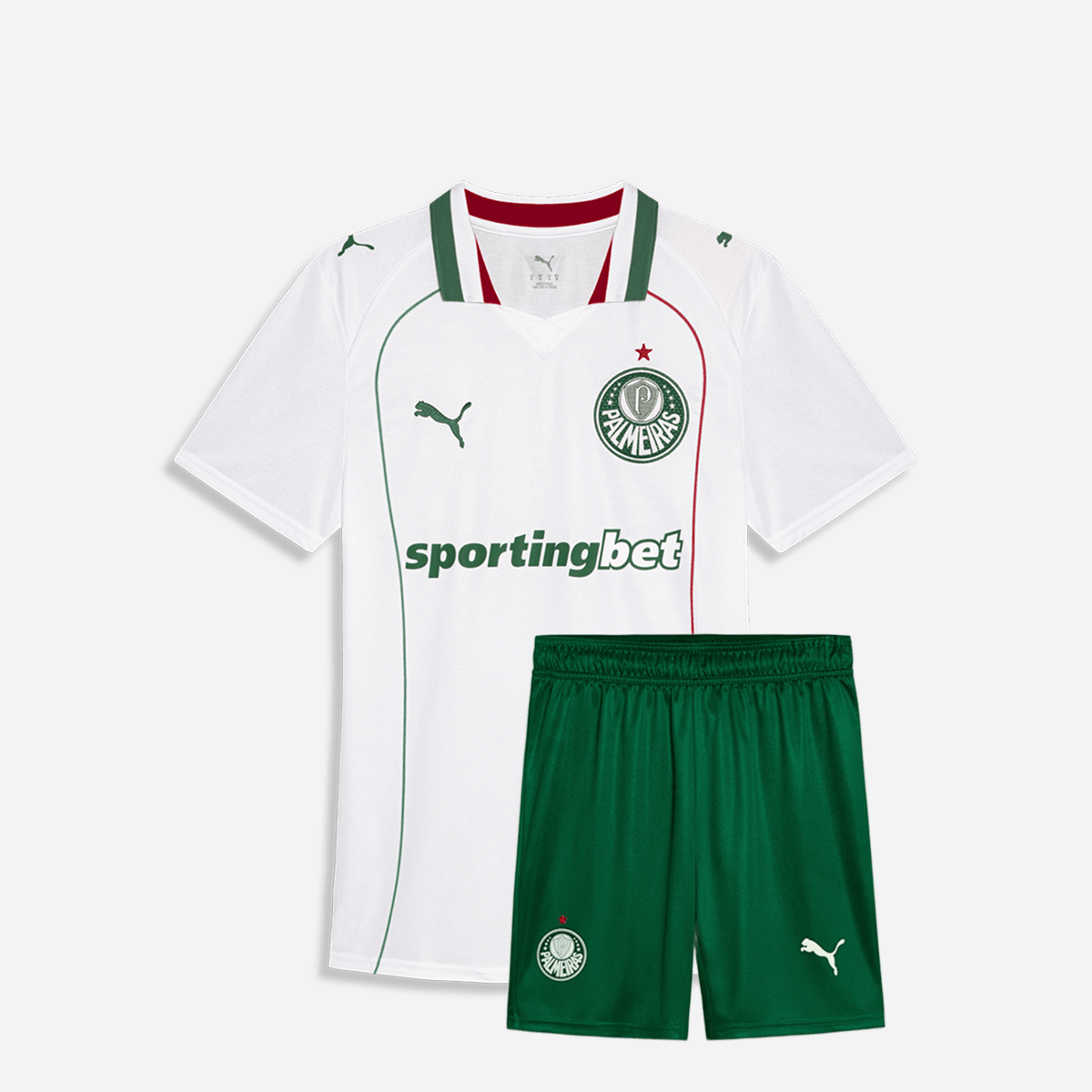 Conjunto Infantil Puma Palmeiras 2026/27 II - Manto Club