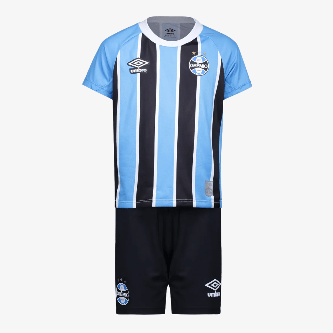 Conjunto Infantil Umbro Grêmio 2025/26 I - Manto Club