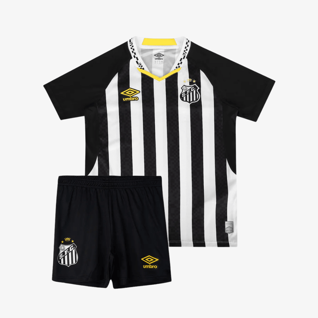 Conjunto Infantil Umbro Santos 2025/26 II - Manto Club