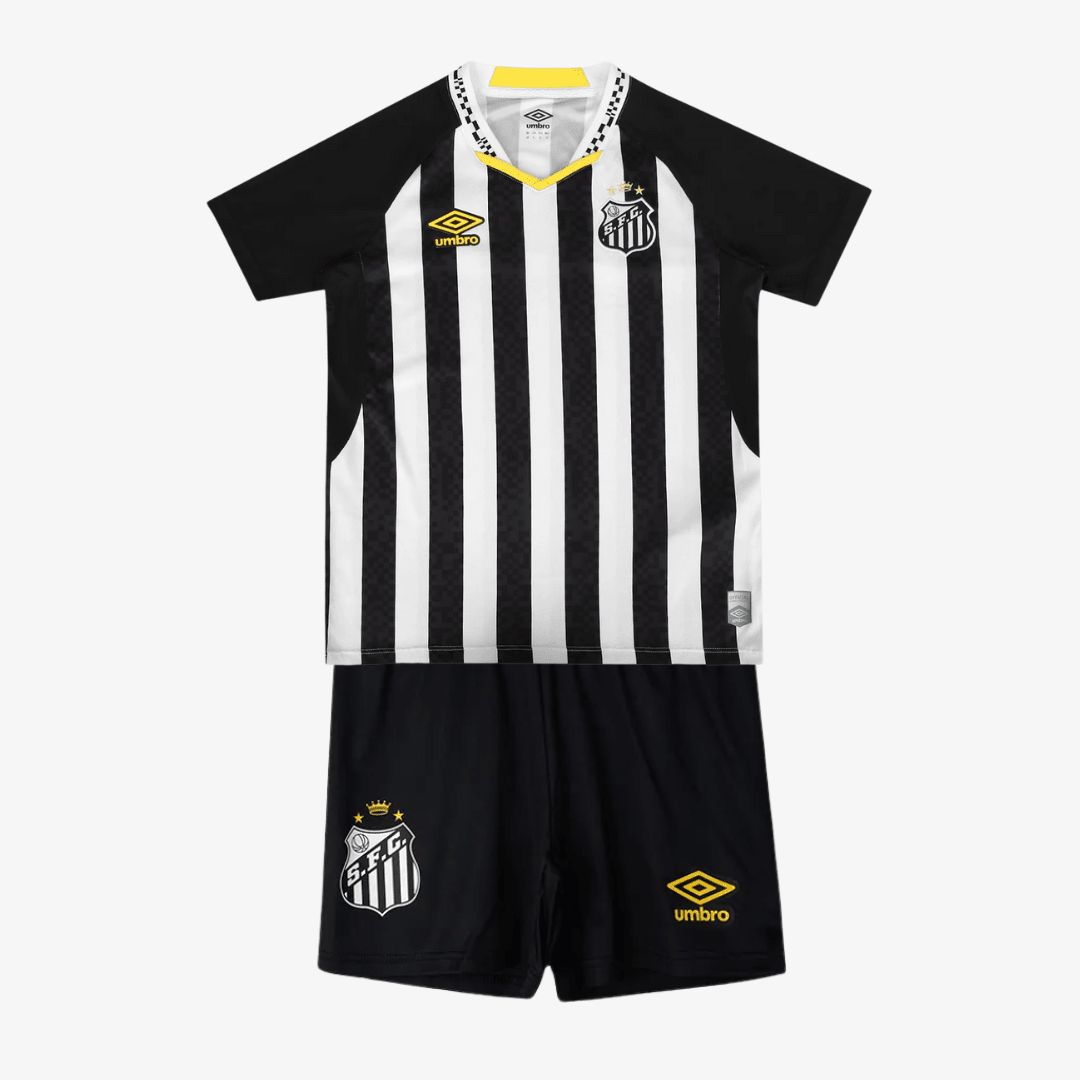 Conjunto Infantil Umbro Santos 2025/26 II - Manto Club